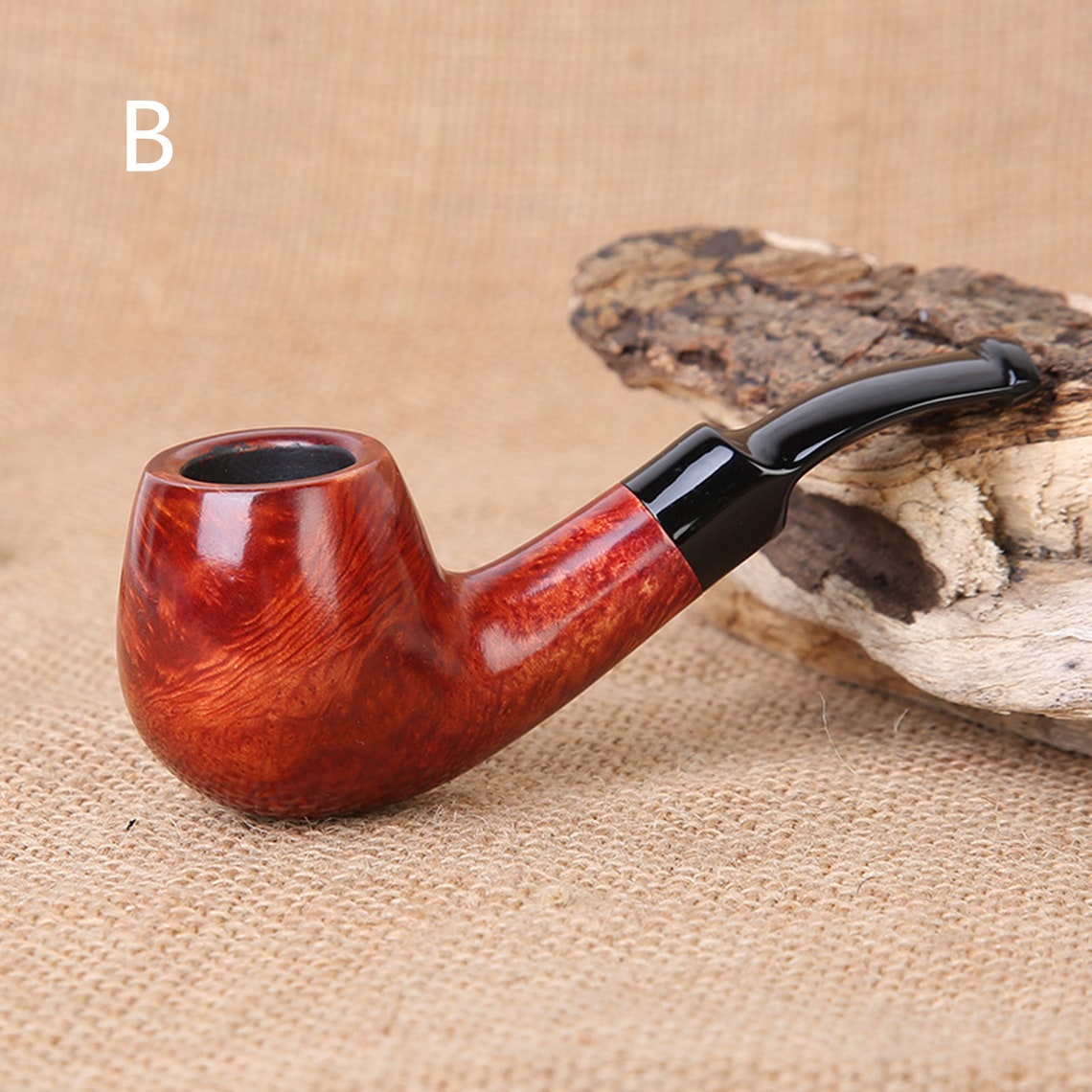 Pipe For Smoking Tobacco Pipe Irish Heather Solid Wood Pipe Etsy