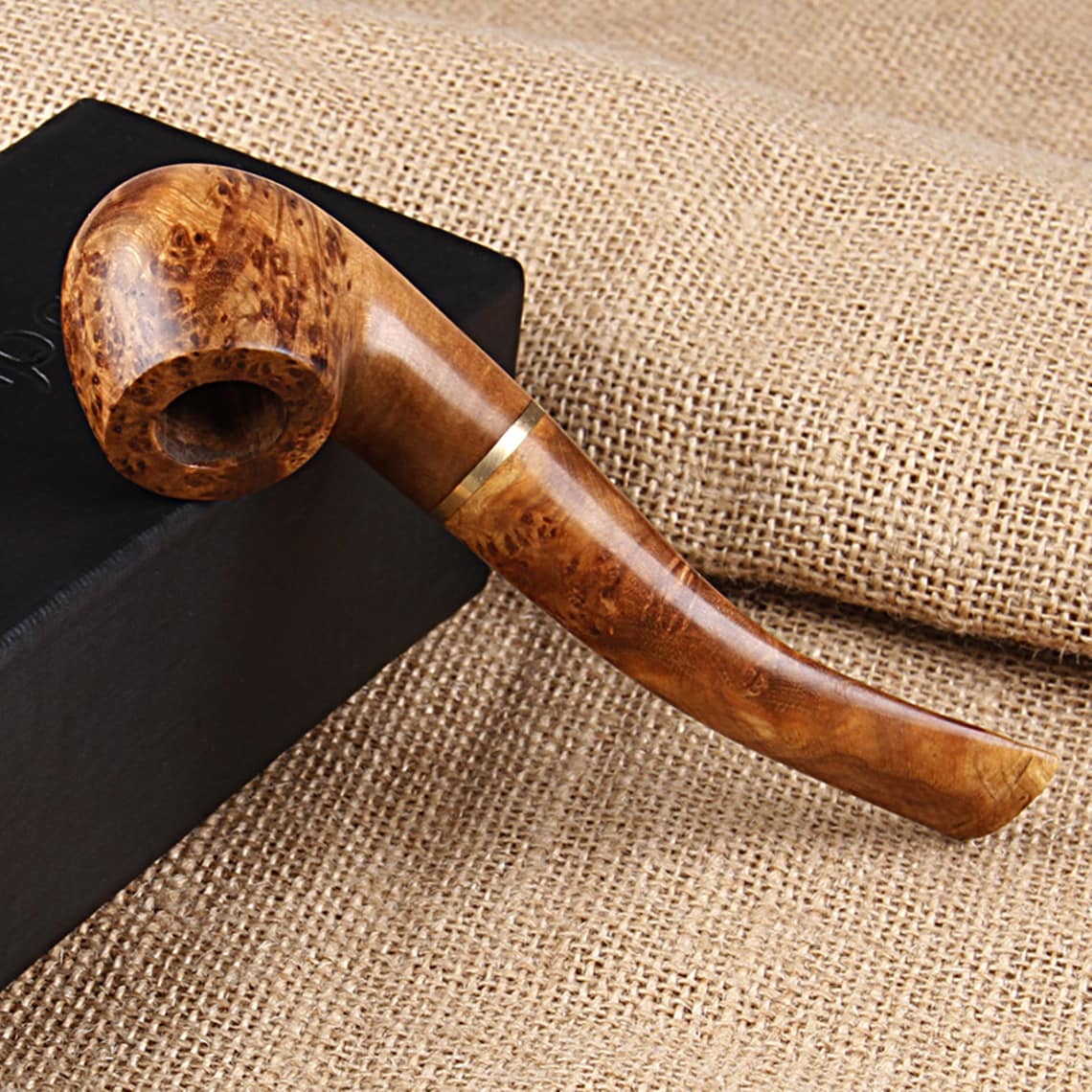 Tobacco Pipe Irish Heather Solid Wood Pipe Handmade Wood Etsy
