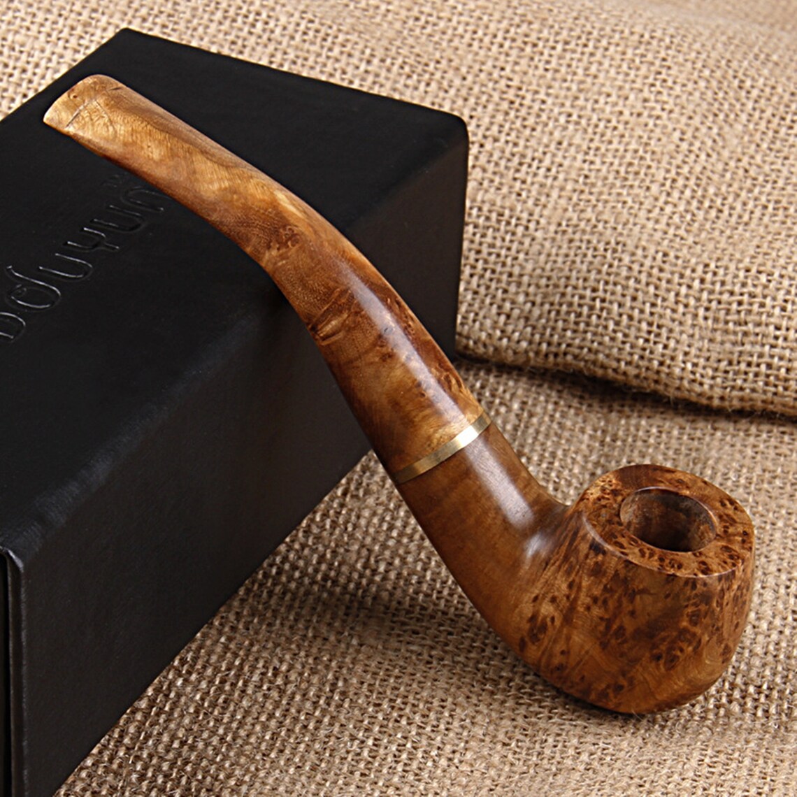 Tobacco Pipe Irish Heather Solid Wood Pipe Handmade Wood Etsy