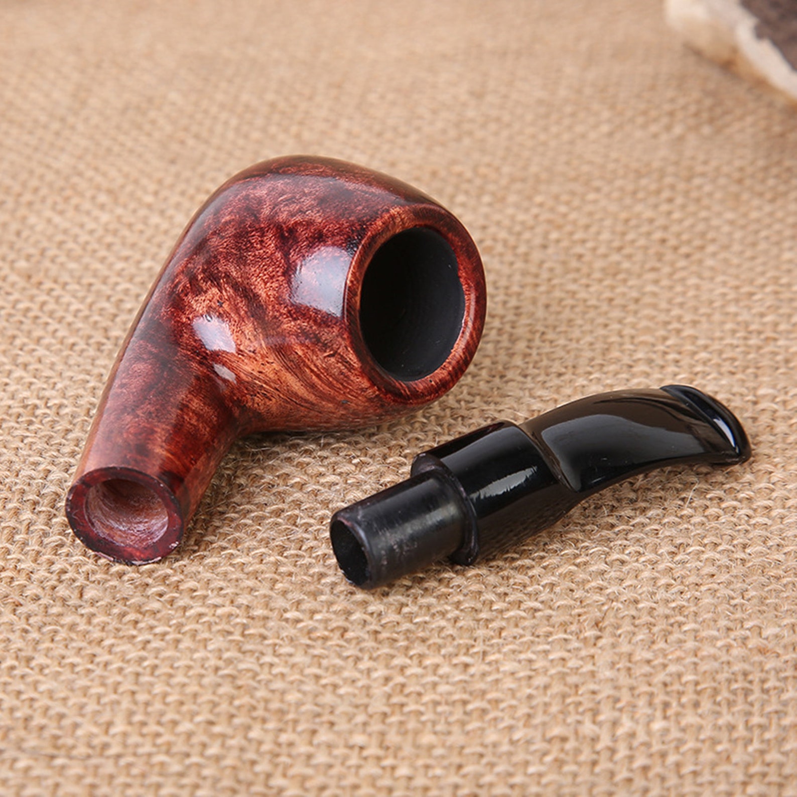 Pipe For Smoking Tobacco Pipe Irish Heather Solid Wood Pipe Etsy