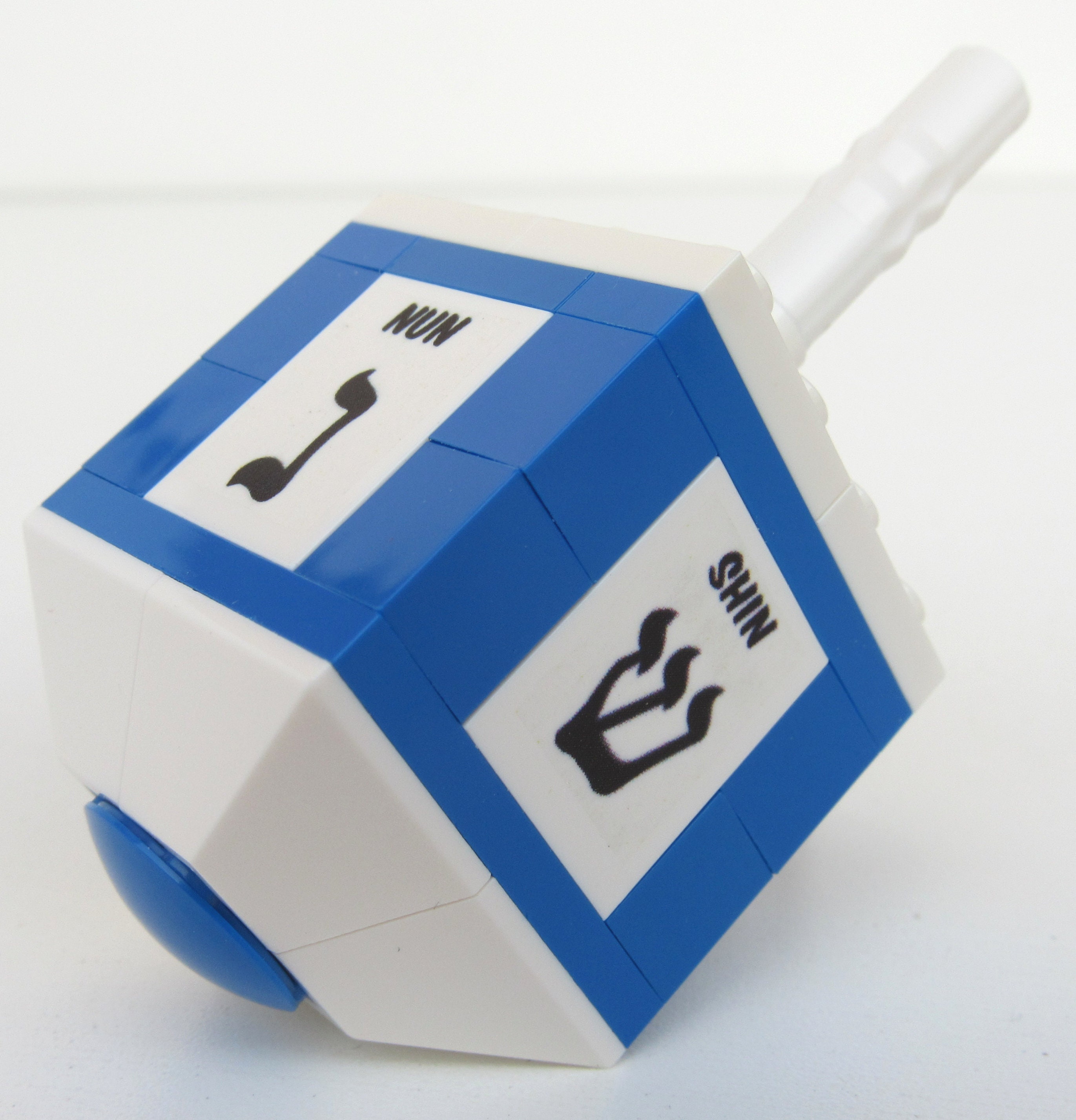 Super Spinner Brick Built Dreidel Easy to Build Hanukkah Gift