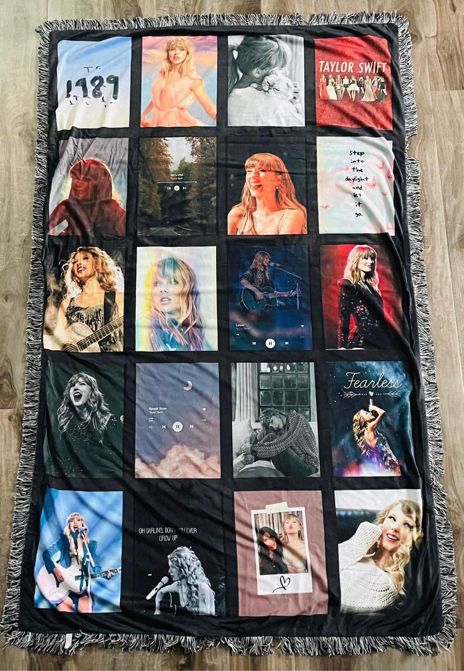 Plush Photo Blankets
 fy Plush Blanket 20 Panel Picture Throw Etsy Canada