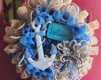 Nautical Welcome Wreath