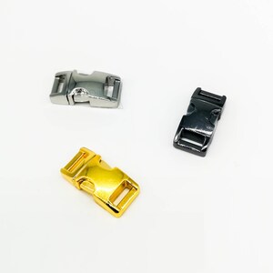 25 mm - noir - clip fermeture boucle attache rapide - qualité extra. - Un  grand marché