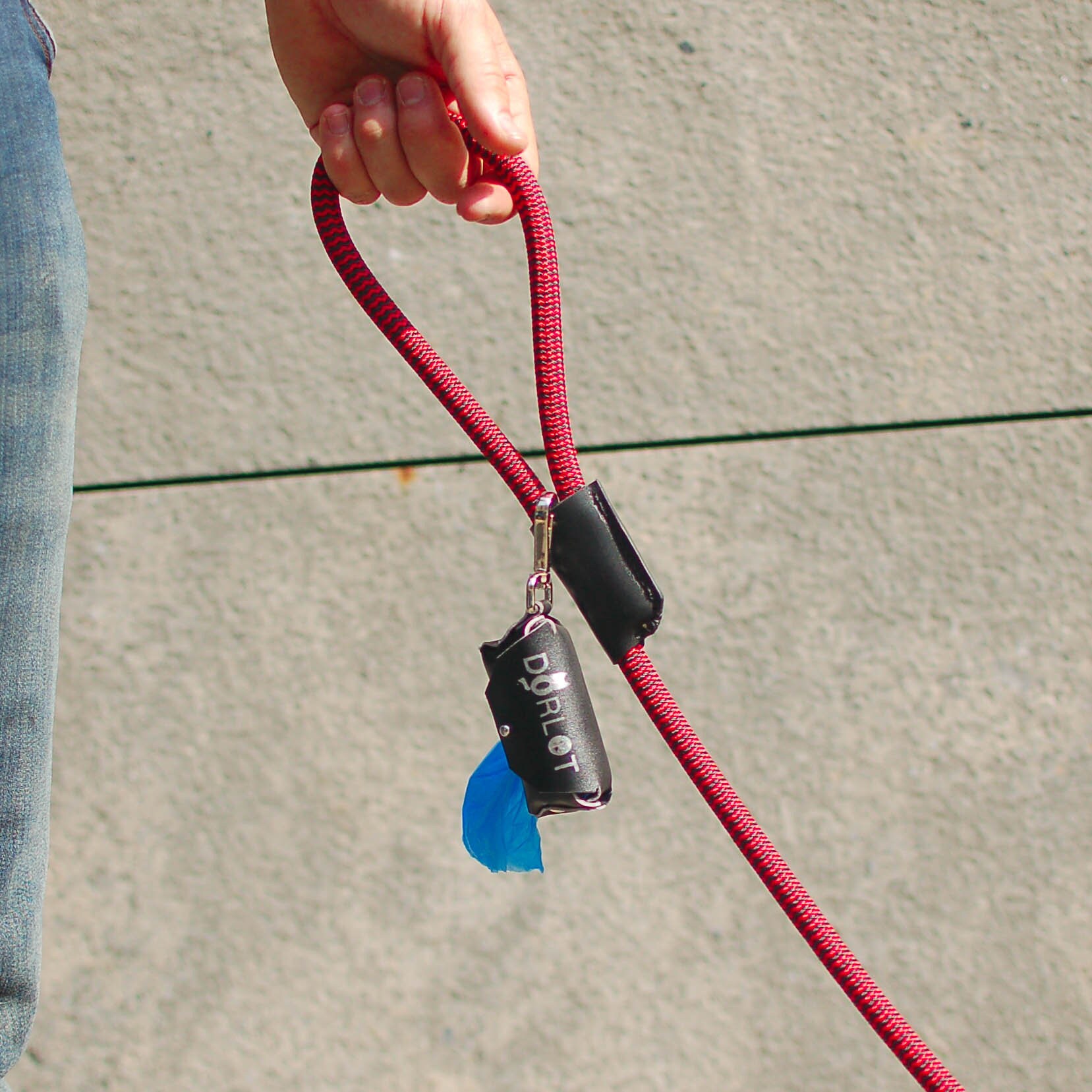 Sac à Sac | Dévidoire Excréments en Cuir avec Son Petit Crochet