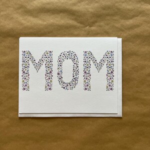 MOM - Mother’s Day card