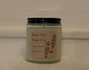 Persephone Candle Herbal Candle Bohemian Antique