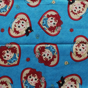 Daisy Kingdom Raggedy Ann Friends Allover, # 1997, 32 inches by 45 inches