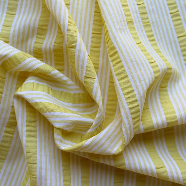 Gold Silk Seersucker JD 370 Fabric main image 0
