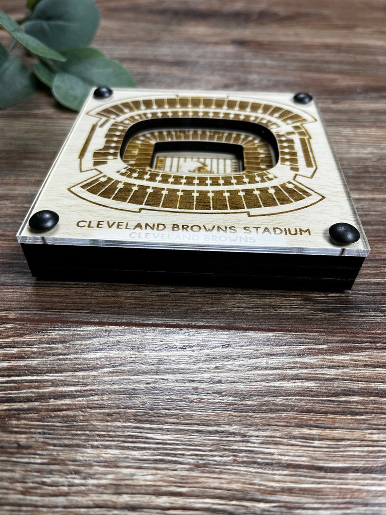 Woodway Cleveland Browns Stadium Coaster - Thumbnail 3