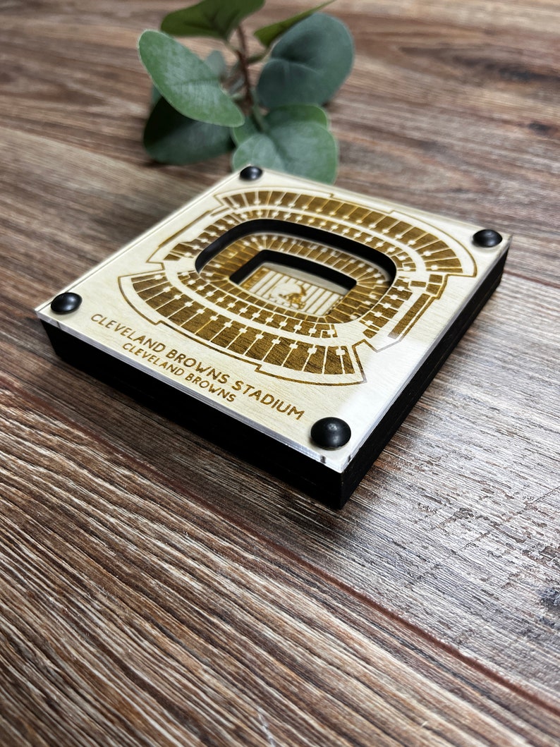Woodway Cleveland Browns Stadium Coaster - Thumbnail 4