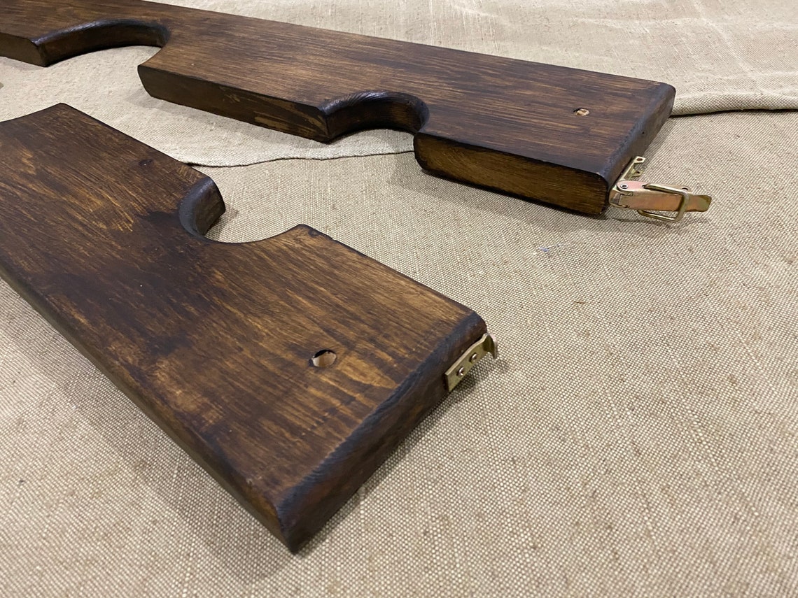 Wooden Handcuffs bdsm handcuffs submissive cuffs shackles Etsy