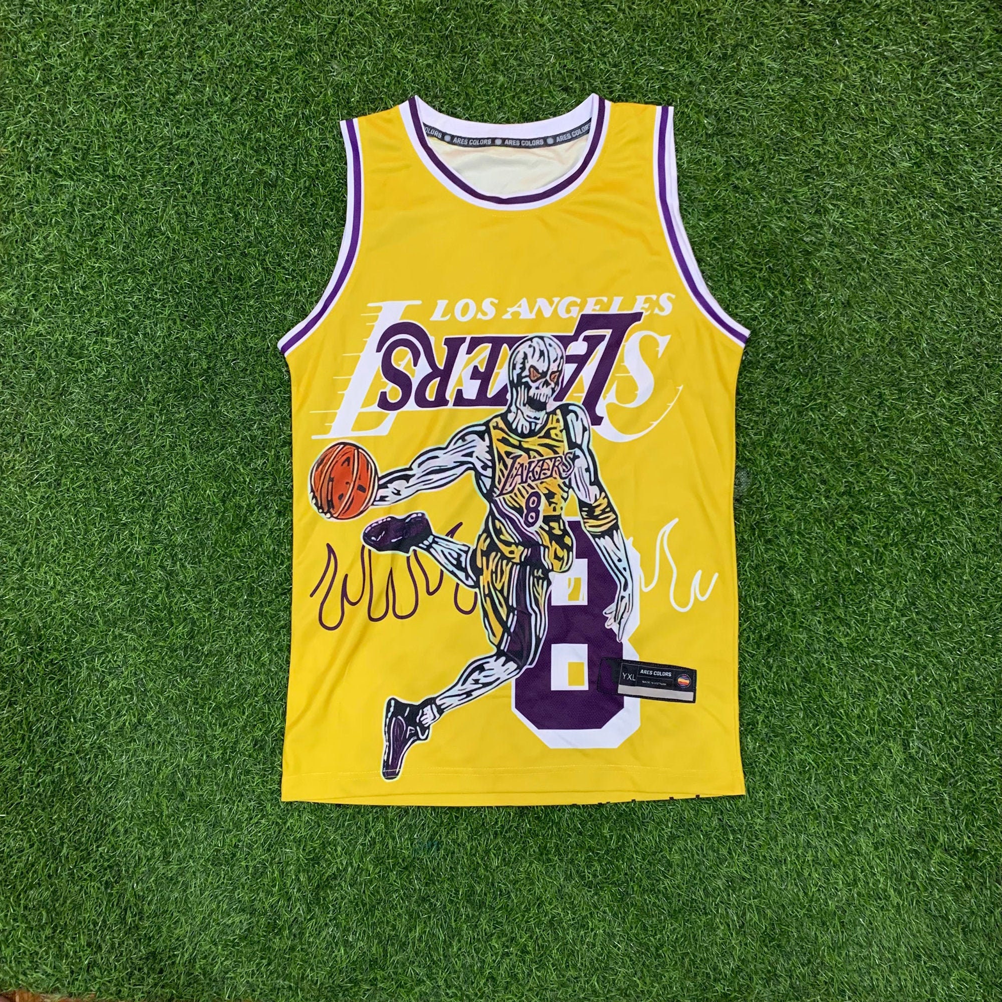 Basketball Jersey 8 Lakers Fan Design Basketball Jersey | Etsy