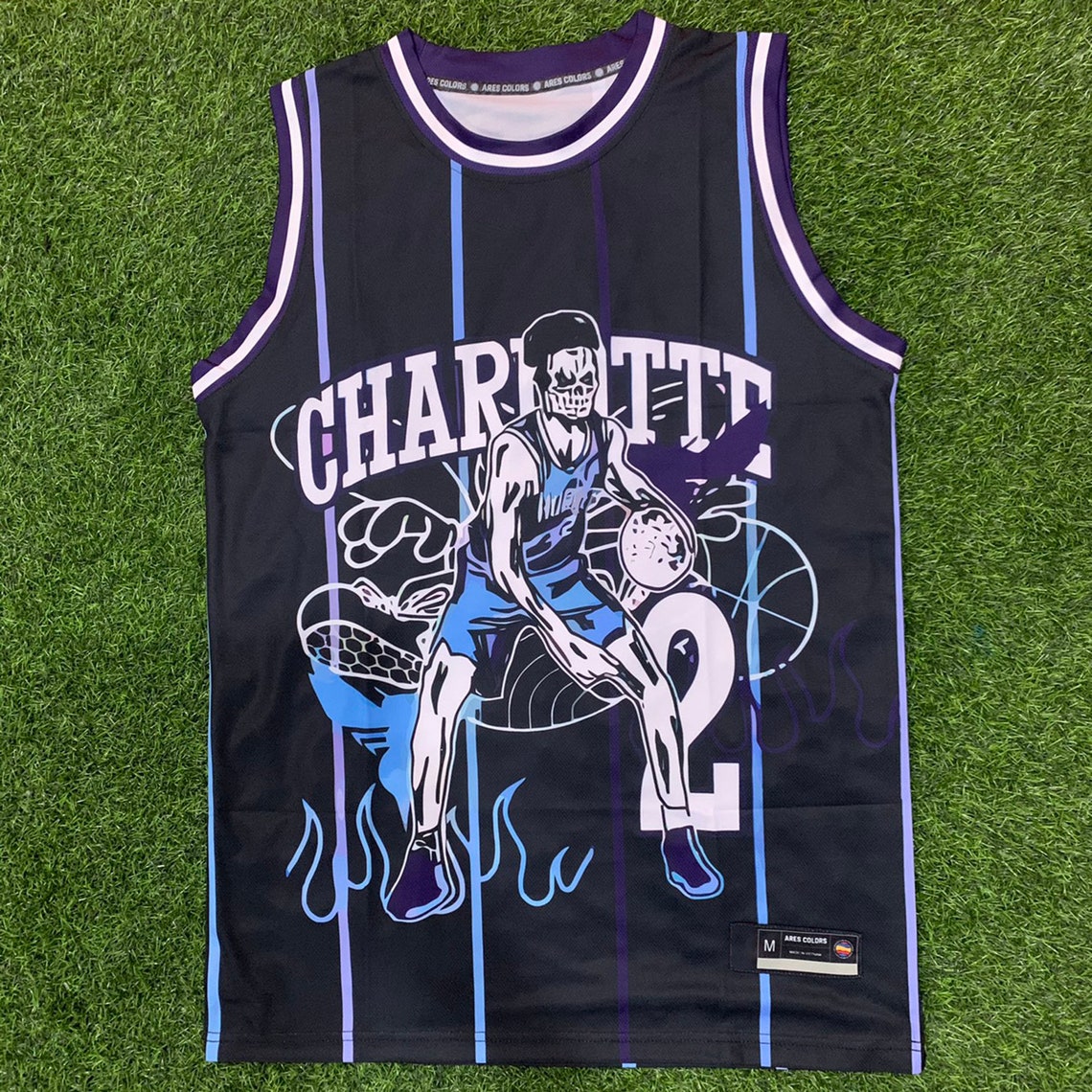 Basketball Jersey 2 Charlotte Fan Design Basketball Jersey Etsy