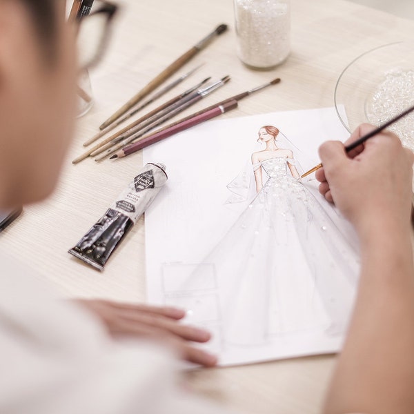 Custom Wedding Dress