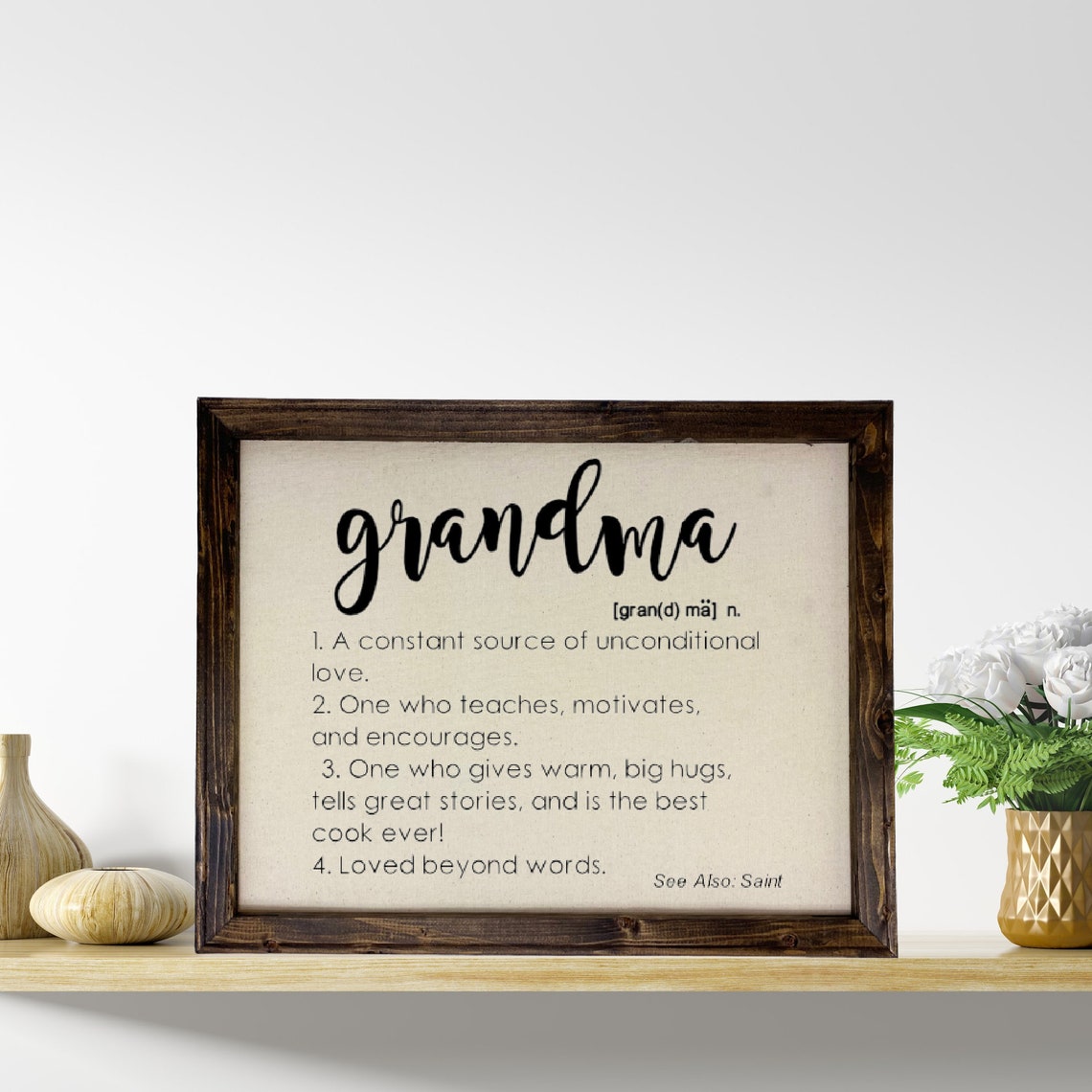 Grandma Definition Sign Definition Art Sign Nana Definition Etsy