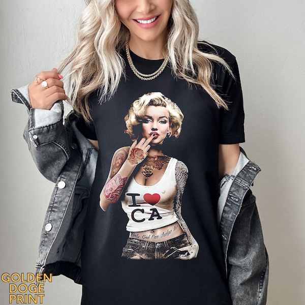 Marilyn Monroe Shirt - Retro Hollywood Star Shirt - Vintage Lolipop Shirt - Bubble Gum Shirt