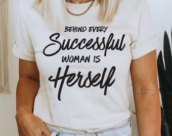 Successful Woman | Women's Motivational T-Shirt Design | Motivational Design | Inspirational Shirt Quote | SVG Download