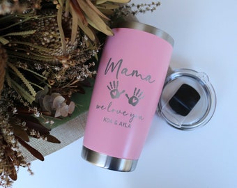 Personalised Mothers Day Travel Coffee Mug Custom Coffee Tumbler Mothers Day Gift Personalised Smoothie Tumbler Stainless Steel Coffee Mug