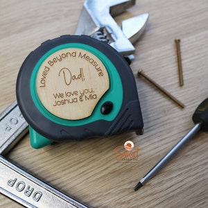 Personalised Father's Day Gift Tape Measure / Personalised Father's Day Gift / Personalised Tape Measure / Father's Day Gift