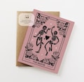 Cute Spooky Skeleton Card, Birthday Tarot Card, Unique, Just Because, Witchy Card, Gift for her, BFF, Best Friend, Bestie, Girlfriend BD24