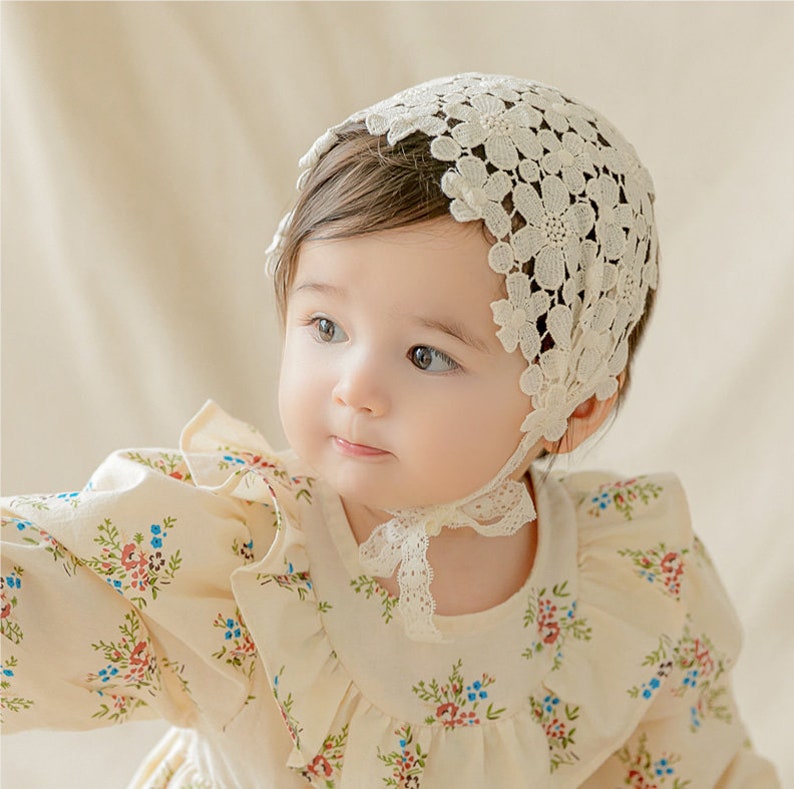 Tini Adele Lace Bonnet Headband image 1