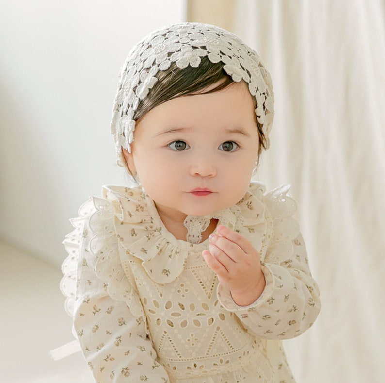 Tini Adele Lace Bonnet Headband image 2