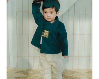 Tini Cheong Traditional Korean Everyday Wear Daily Cotton Hanbok for Boys