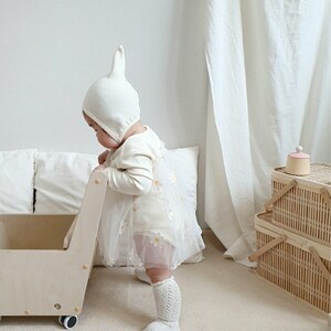Pink Collar Onesie & Bonnet Set