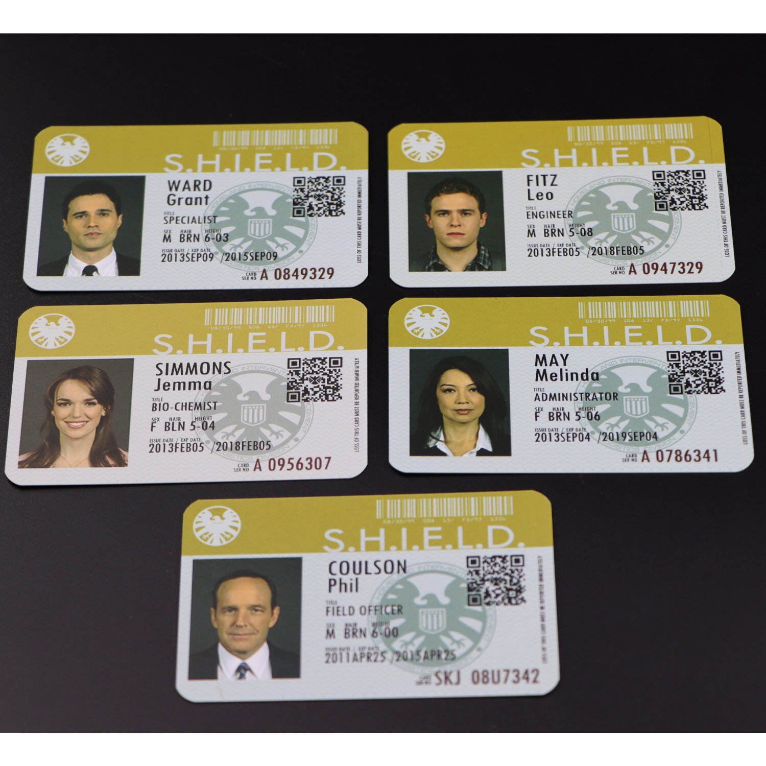 S.H.I.E.L.D. Agents Secret Files & ID Card Marvel Paper - Etsy Denmark