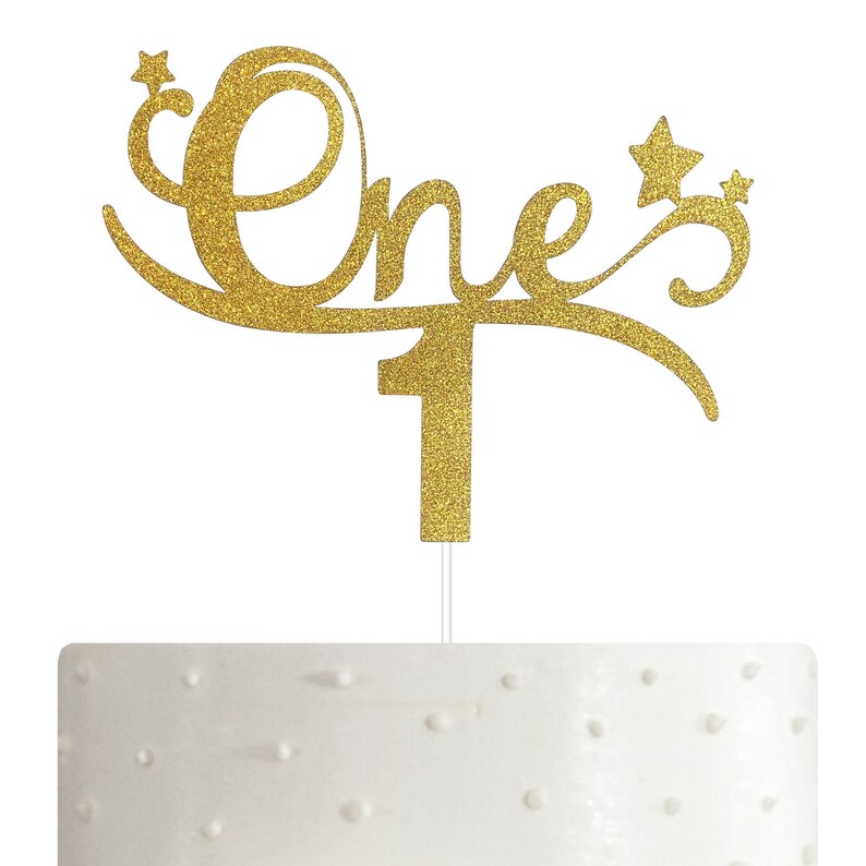 One Cake Topper 1st Birthday Cake Topper First Birthday Cake Etsy