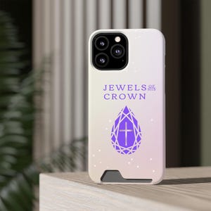 Jewels of His Crown Handyhülle, Stilvoller Kartenhalter, Inspirierendes Handyzubehör, Christliche Geschenke, Handyhülle, Einzigartige Handyhülle, Einzigartige Handyhülle, Handgemachte Handyhülle, Handgemachte Handyhülle, Handgemachte Handyhülle, Handgemachtes Handy