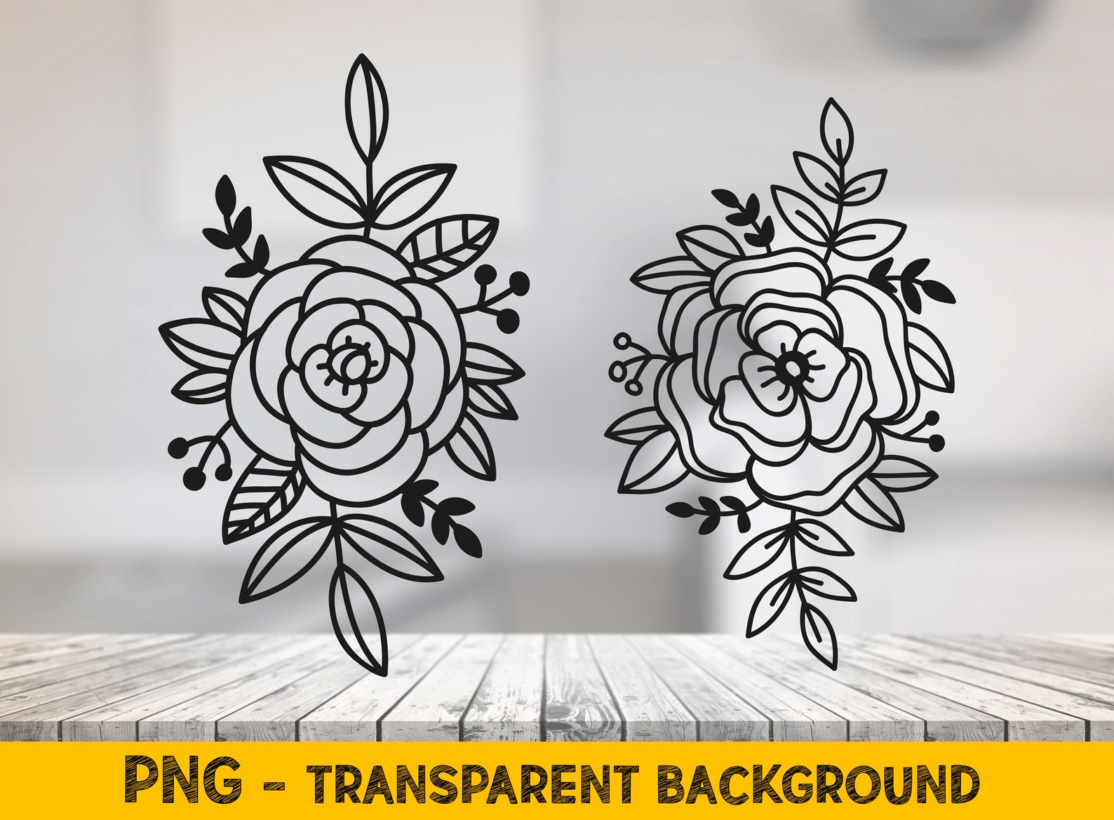 Border Svg File Cricut Flowers Svg Cut Files For Cricut Floral | Etsy