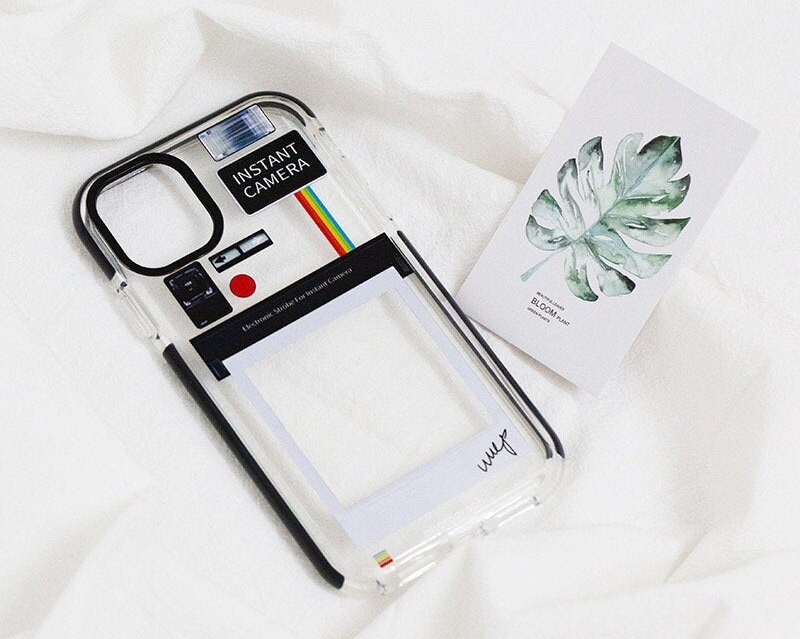 Polaroid instant camera phone case iphone 7 8 plus x xr xs 11 Etsy