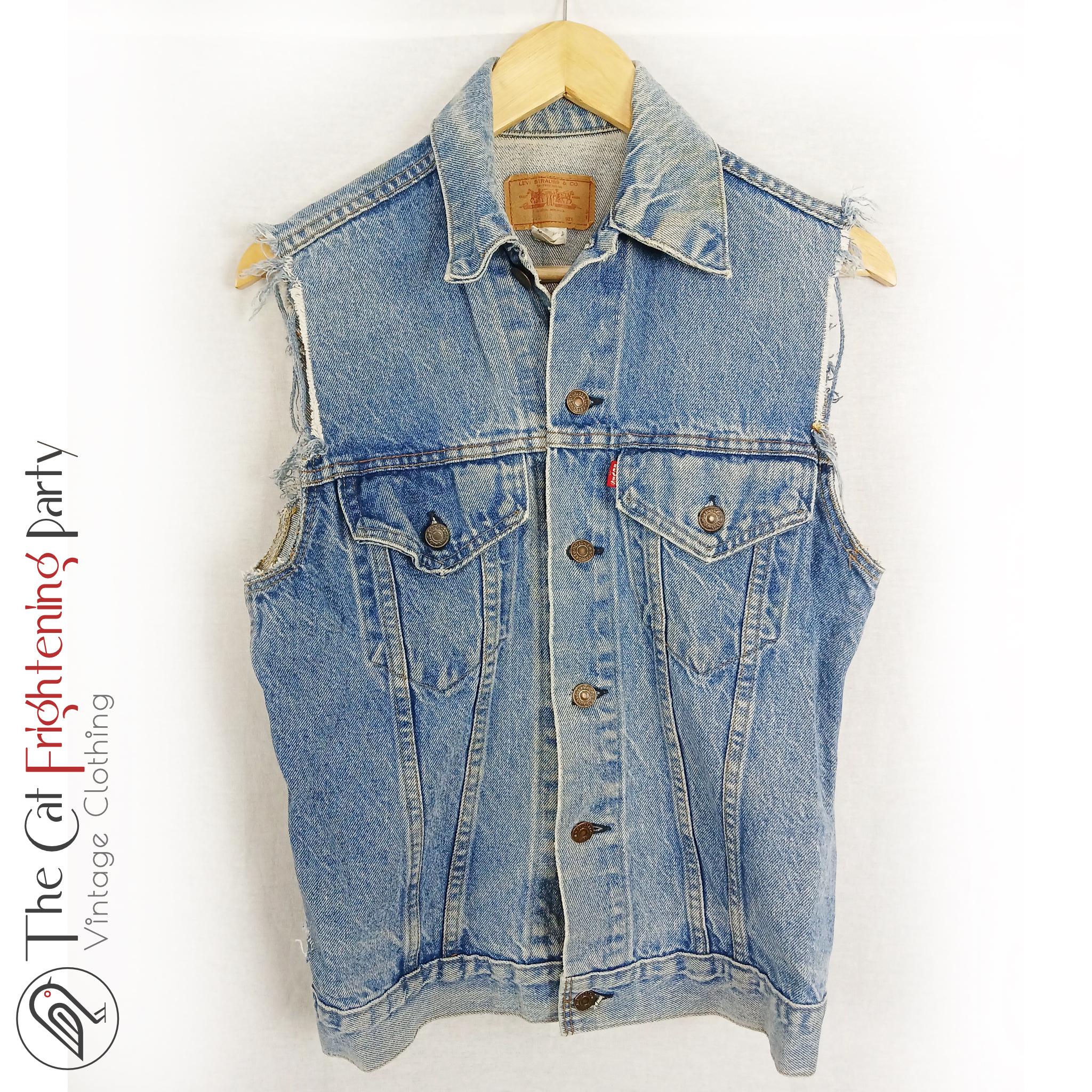 Cut off Levi Jean Vest - Etsy Cut off Levi Jean Vest - Etsy