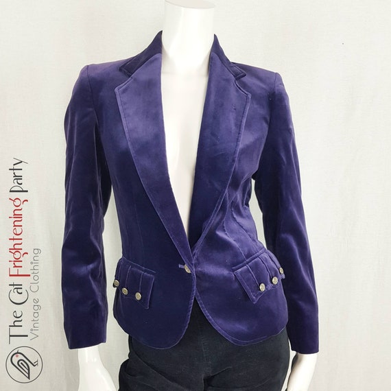Vintage Velvet Jacket Size 10 Laird-Portch of Sco… - image 2