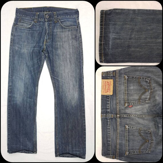 Mens Levis 506 Jeans W34/L32 Inside Leg 30.5 Deep Blue Wash | Etsy Australia