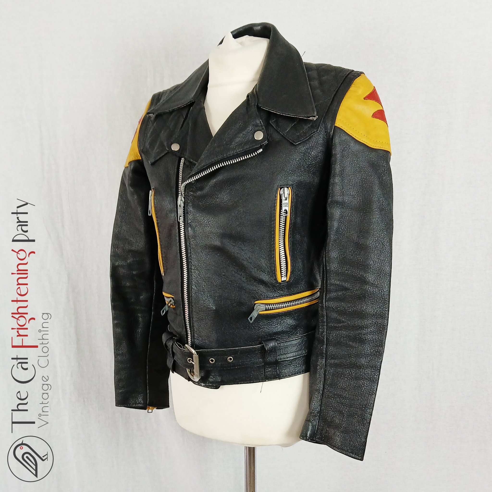 【福袋セール】 Leathers, Eagle 1960s Rare Vintage Made Leather England, in ジャケット・アウター