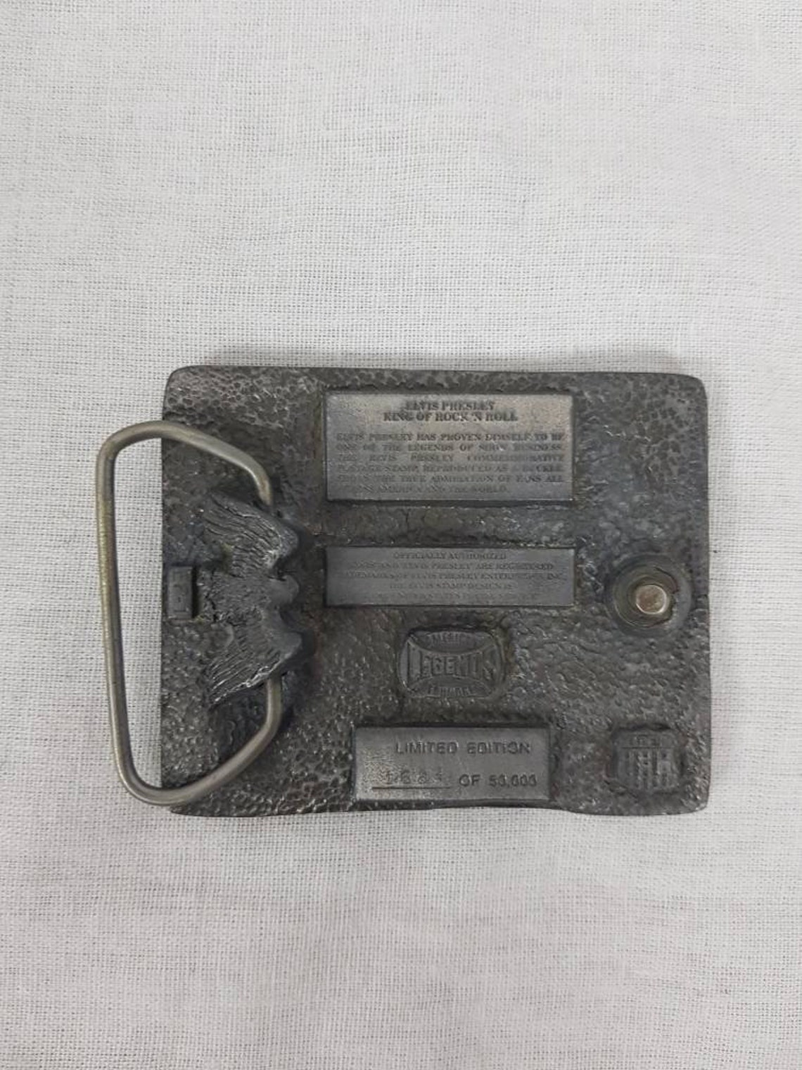 Vintage 1992 Elvis Presley Belt Buckle Limited Edition - Etsy