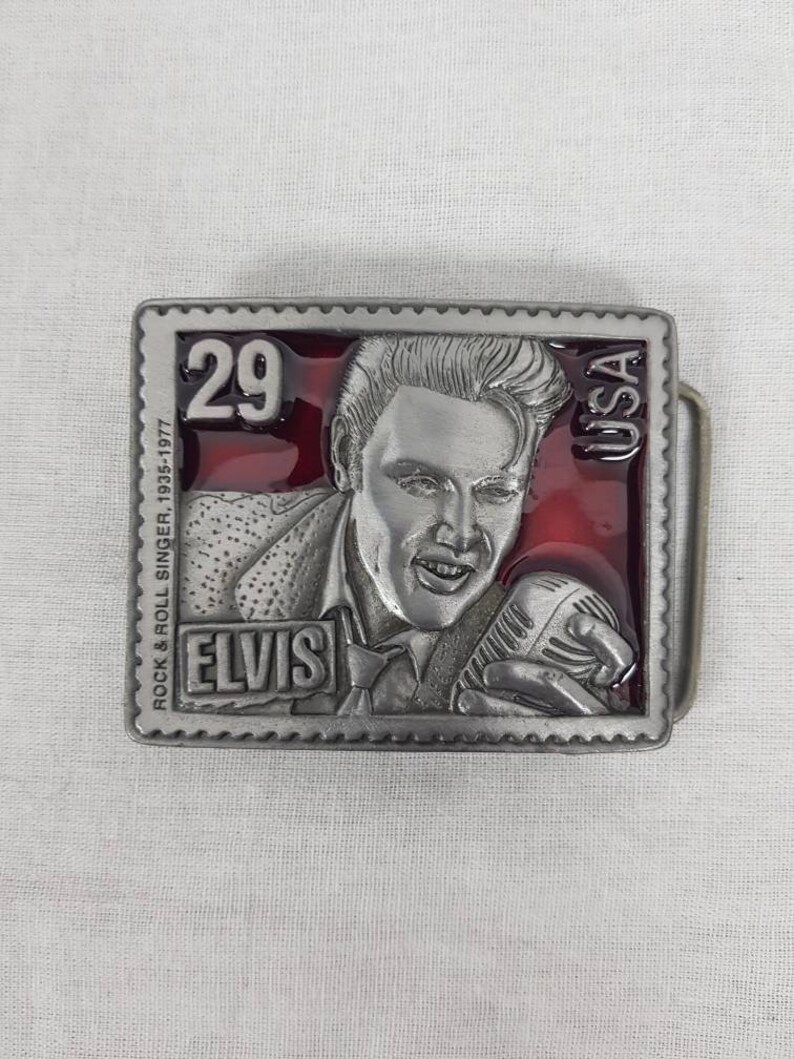 Vintage 1992 Elvis Presley Belt Buckle Limited Edition - Etsy
