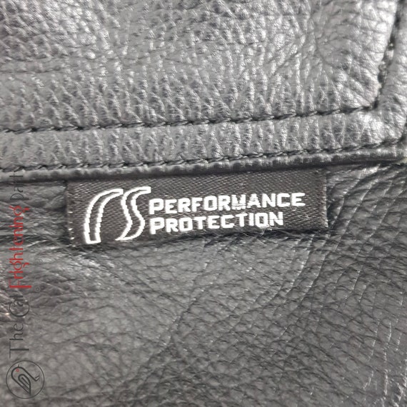 Genuine Leather Trousers UK 38"/EU 56 XXL Black P… - image 9