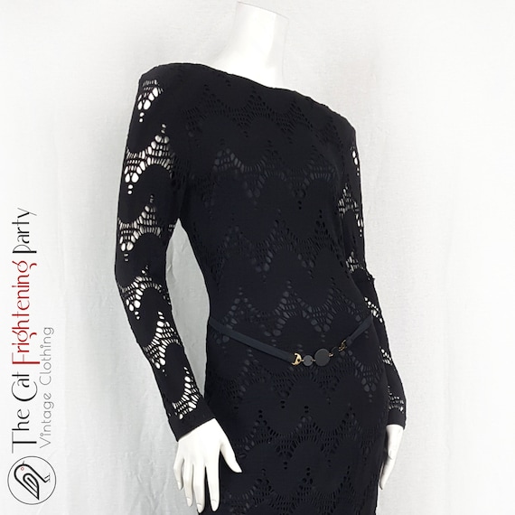 Buy Vintage 90s Joseph Ribkoff Dress Size 12 Black Lace Minimalist Sheath Gothic Vamp Online in India - Etsy Buy Vintage 90s Joseph Ribkoff Dress Size 12 Black Lace Minimalist Sheath Gothic Vamp Online in India - Etsy
