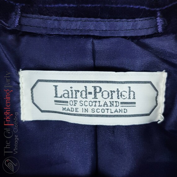 Vintage Velvet Jacket Size 10 Laird-Portch of Sco… - image 4
