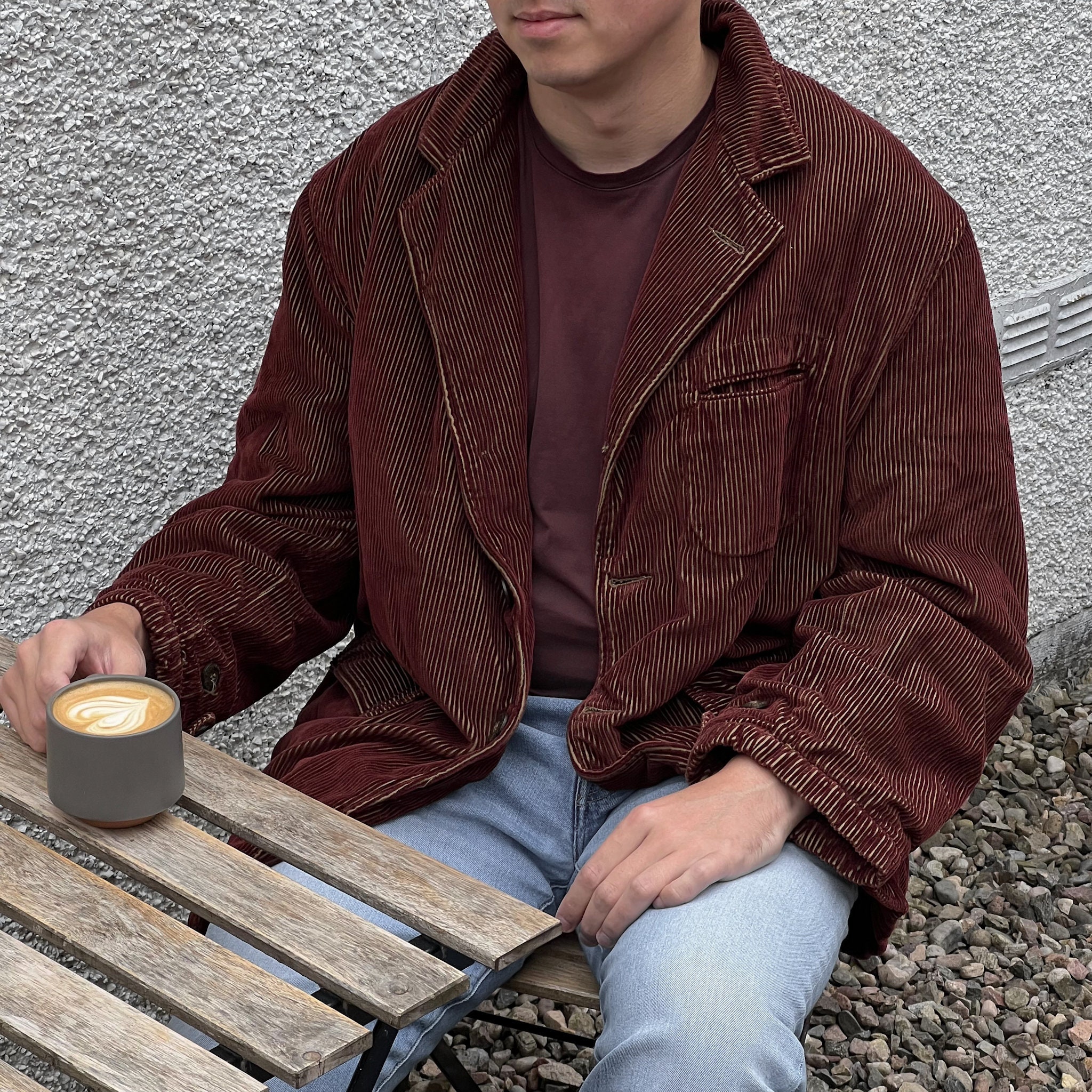 C.P. Company, Brown Corduroy Jacket, Mens Coat, Size Eu52/uk42