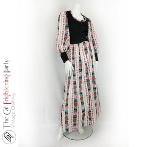 Vintage 1970s Maxi Dress, Size 10 (Vtg 14), Riddella Dresses, Floral Hippie, Prairie Cottagecore, Bohemian, Vintage 70s Boho, Summer Vintage