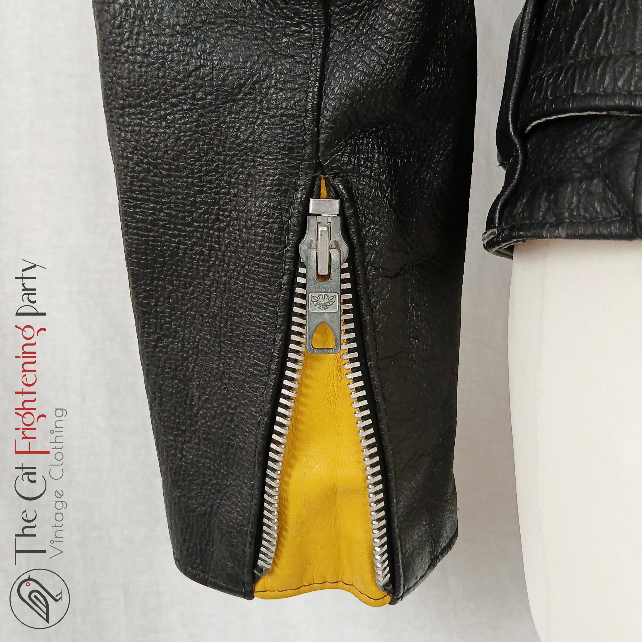 Vintage Vintage British Cycle Leathers Motorcycle Jacket