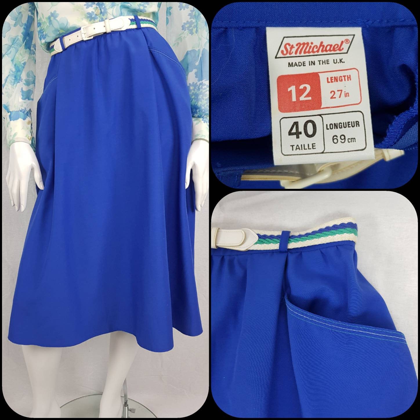 Vintage St Michael Skirt - Etsy Canada Vintage St Michael Skirt - Etsy Canada