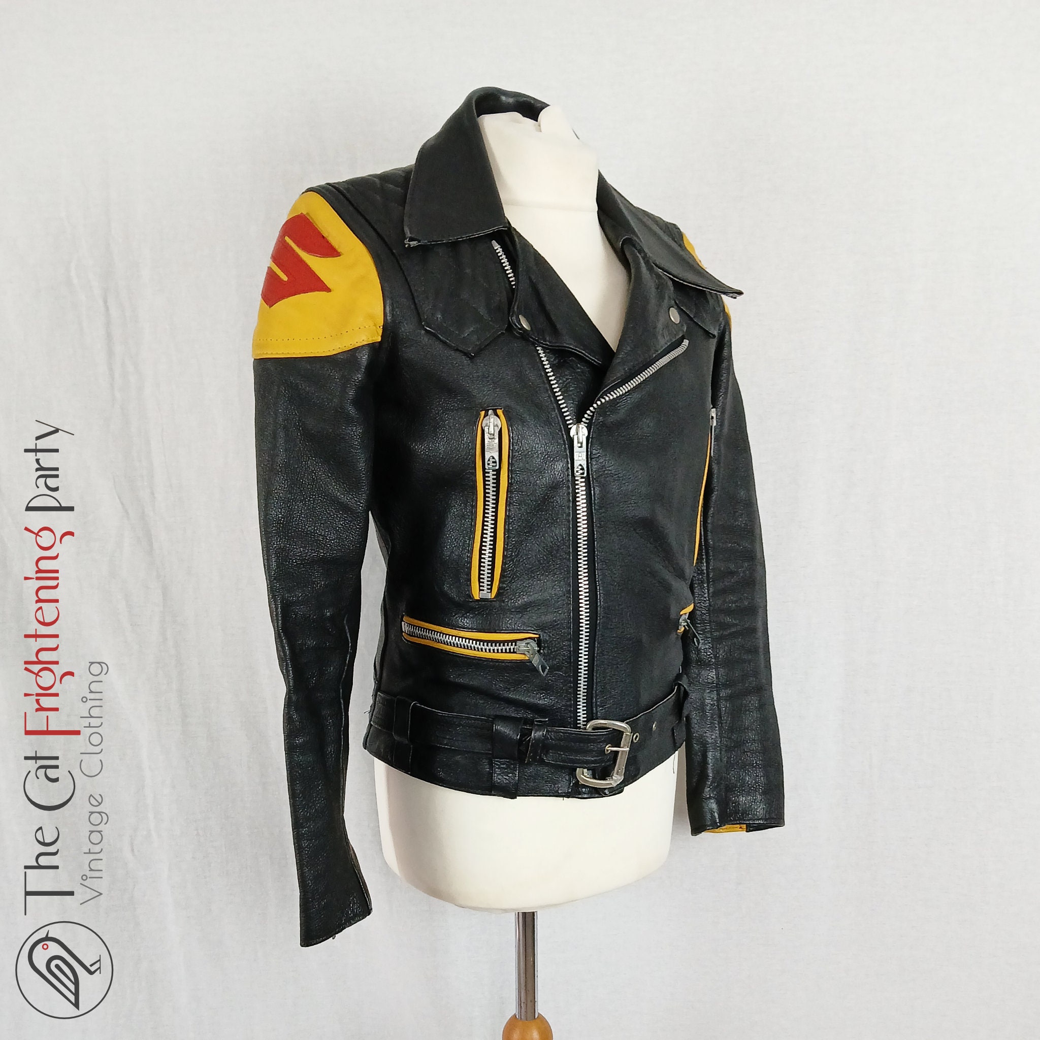 Vintage Rare 1960s Eagle Leathers, Made in England, Leather