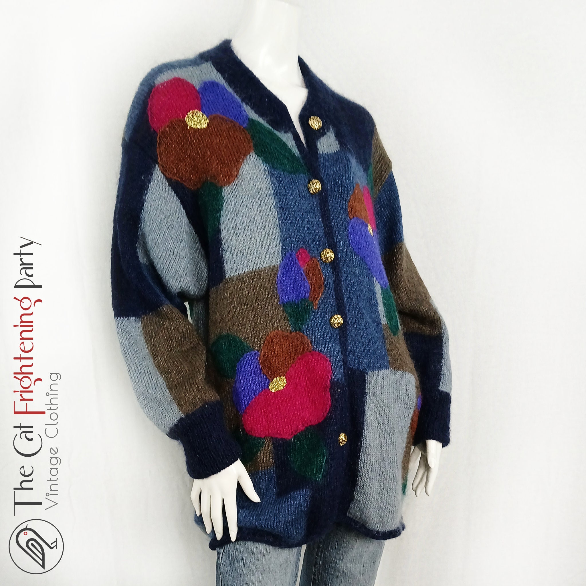 Vintage 80s/90s Cardi, Size 12/14/16, Fluffy, Oversized, Mohair Mix, Colourful Sweater, Crazy Pattern, Longline Cardigan, 80s Big Jumpers - Etsy Vintage 80s/90s Cardi, Size 12/14/16, Fluffy, Oversized, Mohair Mix, Colourful Sweater, Crazy Pattern, Longline Cardigan, 80s Big Jumpers - Etsy