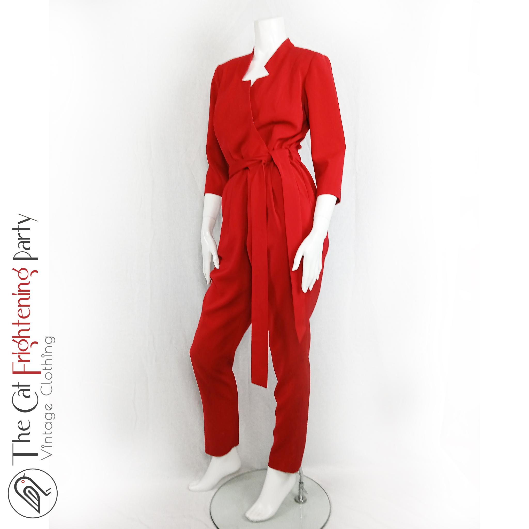 Vintage Red Jumpsuit Canada